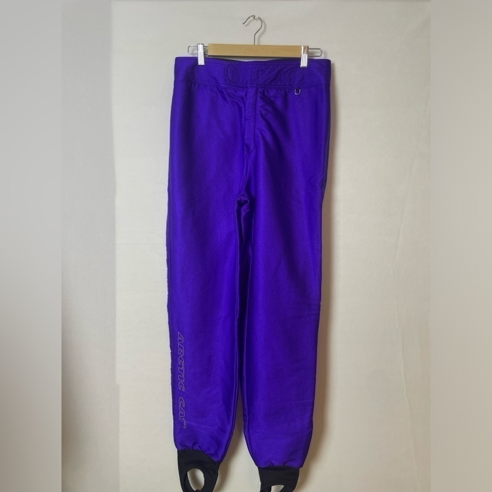 Vibrant Purple Women's Cropped Pants - Picture 2 of 15